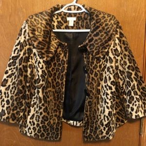 Chico’s Cheetah Fur Coat